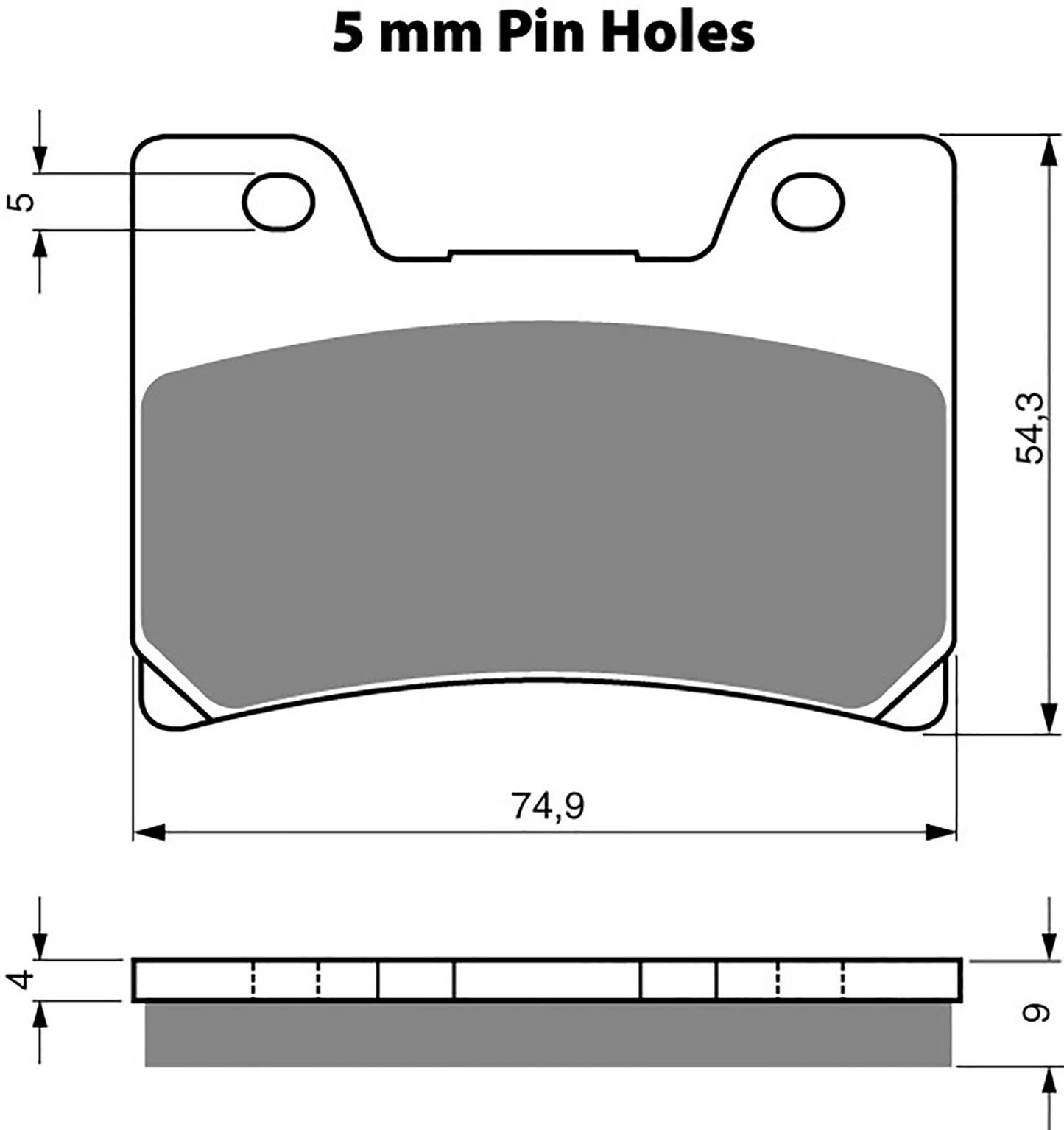 Goldfren Brake Pads S33-028, VD251, FA160, FDB666, SBS645