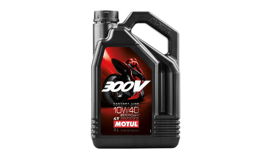 Motul 300V Factory Line 10w40 4T 100% Synthetic (4 Litres)