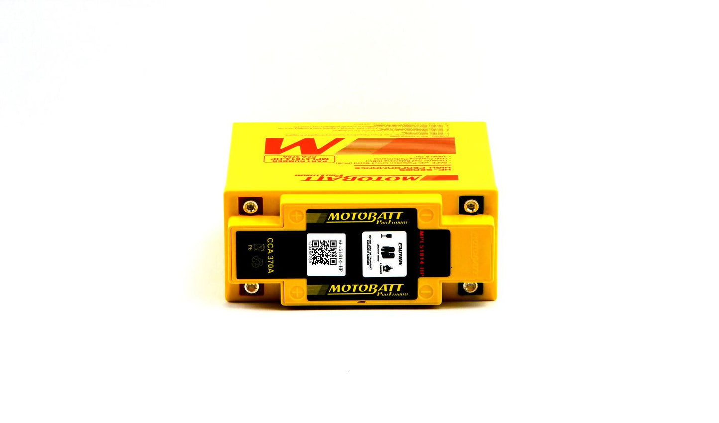 Motobatt Pro Lithium Battery MPL51814-HP With Charge Protection Circuit
