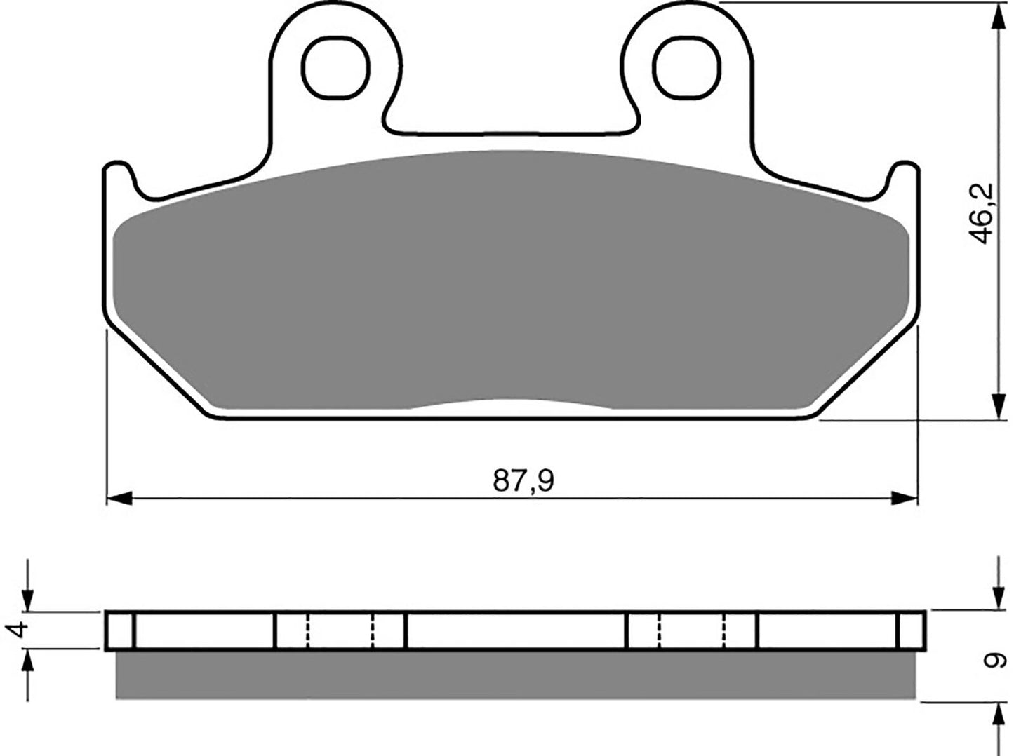 Goldfren Brake Pads AD024, VD143/2, FA124/2, FDB663