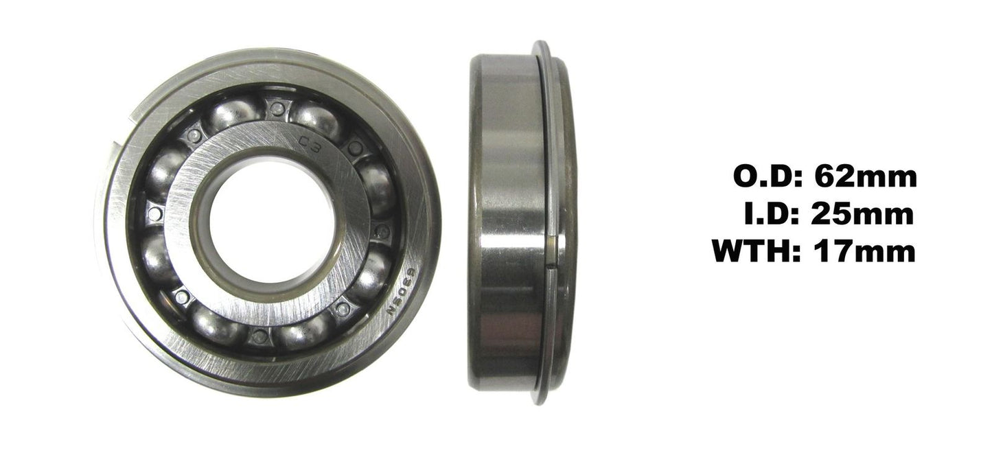 Bearing NTN 6305NRC3(ID 25mm x OD 62mm x W 17mm)