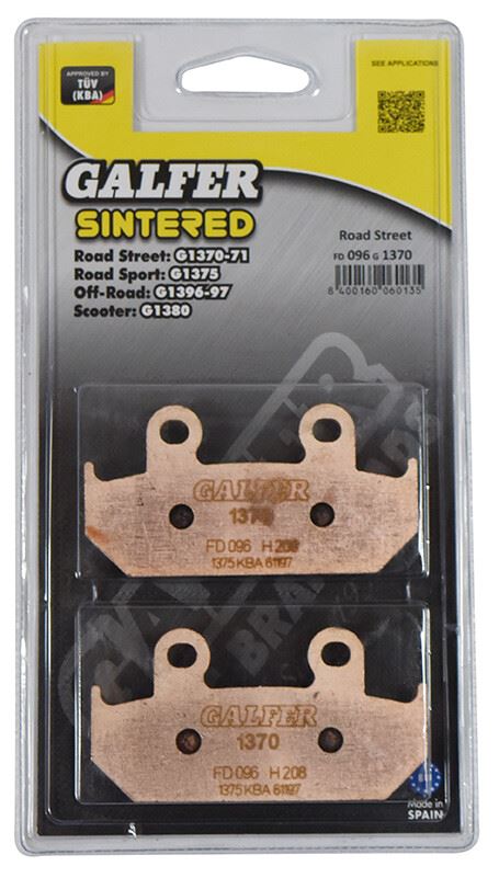 Galfer Brake Pad FD096,AD025,VD141,VD142,FA121,FA203,FDB462,SBS593