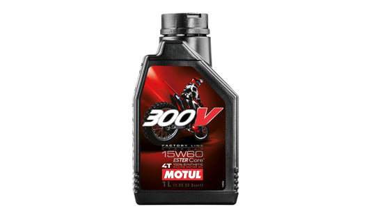 *Motul 300V Factory Line 15w60 4T 100% Synthetic (Off Road) 1 Litre