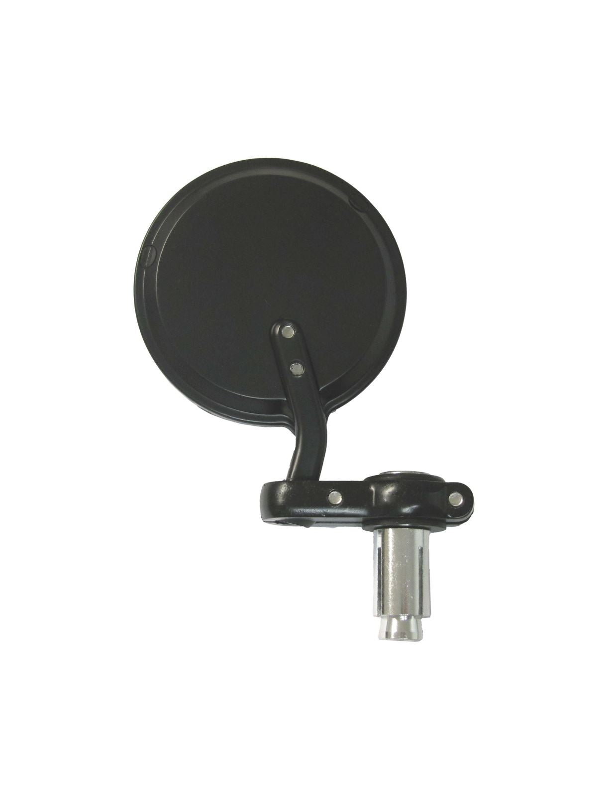 Mirror Bar End Black Round Right Hand