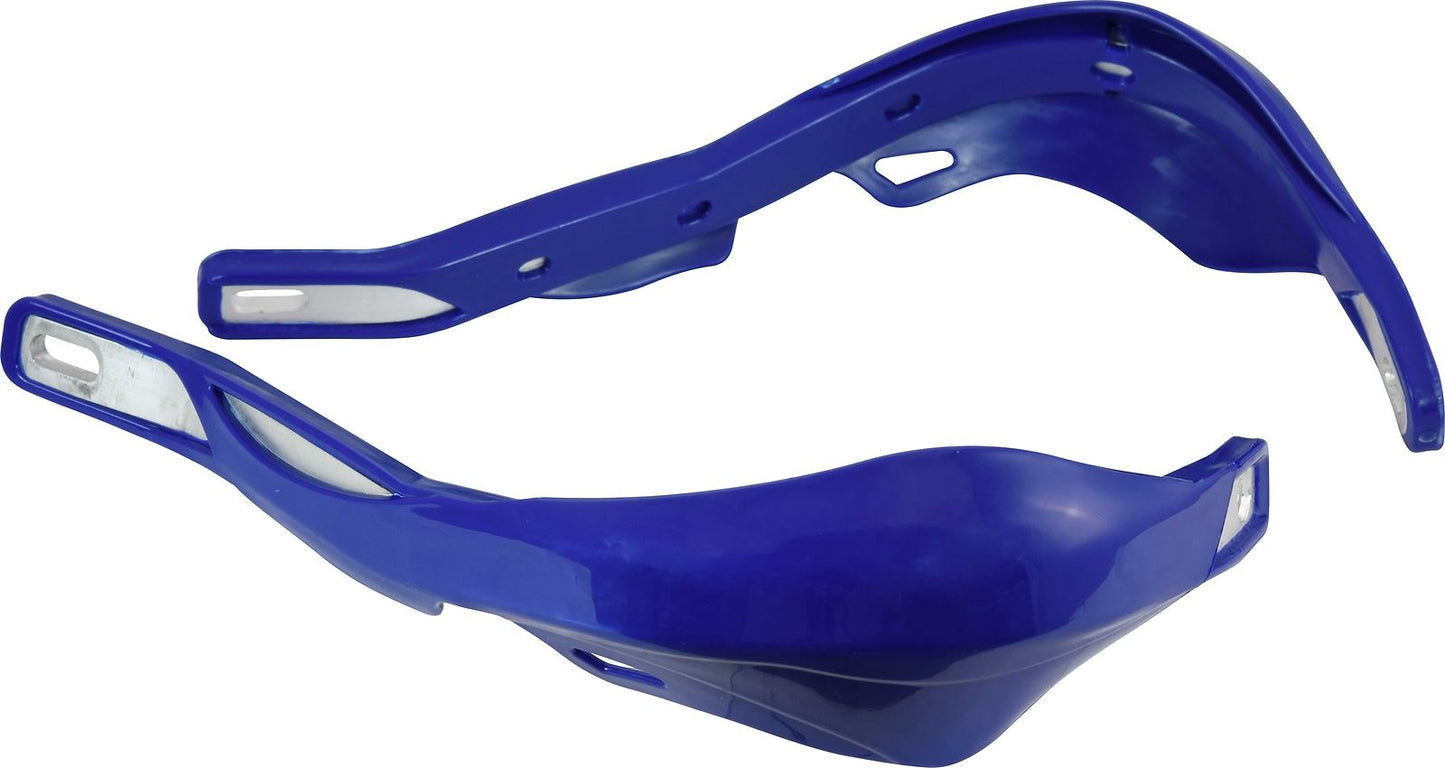 Handguards Wrap Around Blue With Alloy Reinforcement Bar & Full Fitting Kit