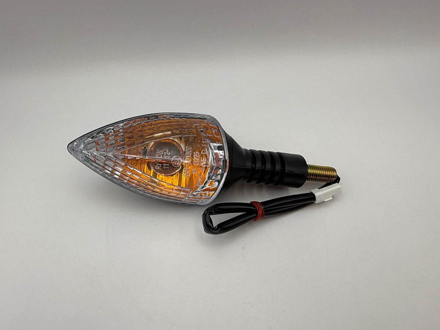 Indicator KTM Supermotard 690 2007-2009, Duke 690, SMC 690 2008-2013, Adventure 990 2006-2013, Supermotard 990 2008-2013, Superduke 990 2007-2013, SMT 990 2009-2013 Front Left & Rear Right (Clear Lens) Wire Length 16cm OE Ref. 60114025000