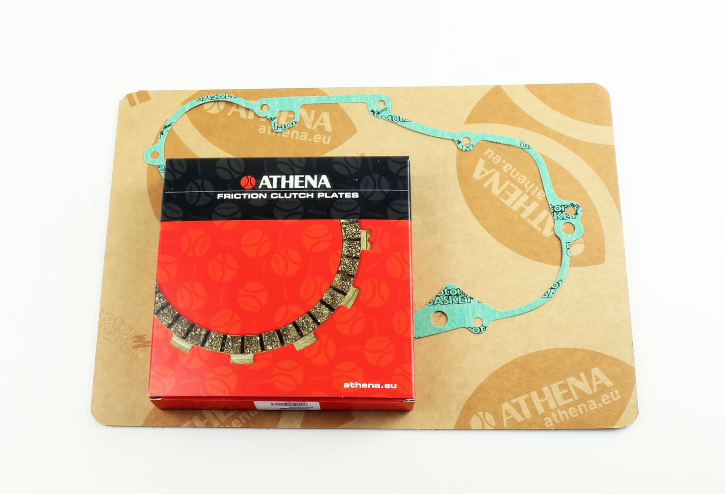 Athena Clutch Friction Plate & Cover Gasket Kit Kawasaki KX500 88-04