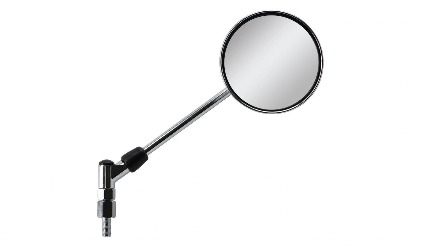 Mirrors 8 & 10mm Round Chrome Left & Right Suzuki Type Early