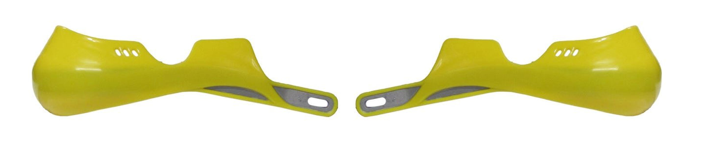 Handguards Wrap Around Yellow With Alloy Reinforcement Bar & Full Fitting Kit