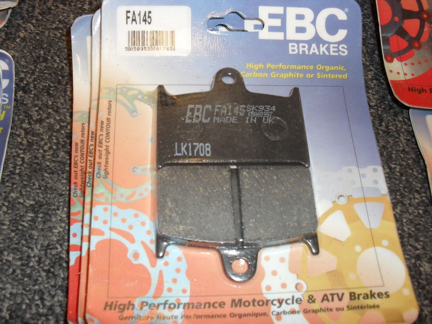 EBC BRAKE PADS FA145GG