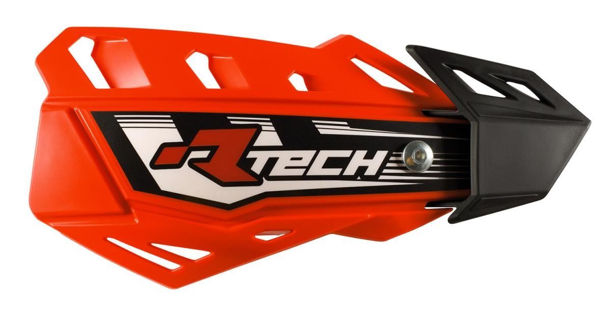 R-TECH NEON ORANGE FLX HANDGUARDS STANDARD WITH MOUNTS