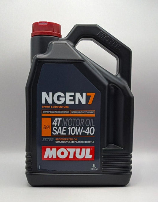 Motul NGEN 7 10w40 4T Next Generation High Performance Sustainable Ester Base Synthetic Blend (Upto 50% High Grade Regenerated Oils) API SP, JASO MA2 (2023) (4)