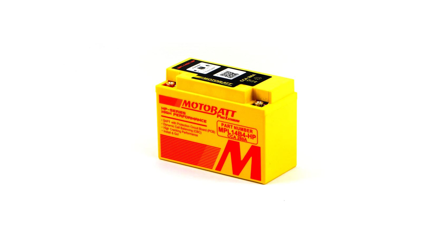 Motobatt Pro Lithium Battery ML14B4-HP With Charge Protection Circuit