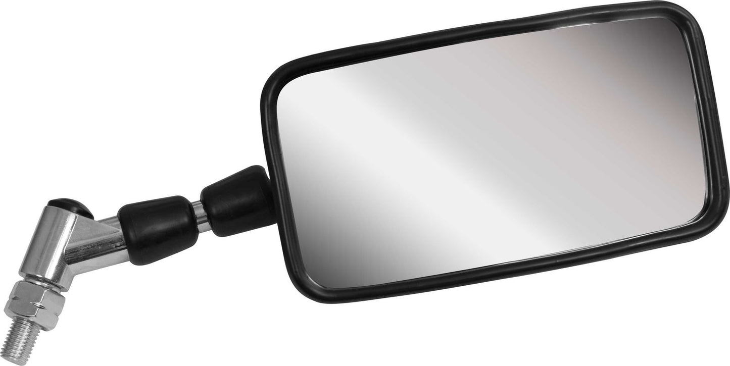 Mirror Right 10mm Chrome Rectangle Yamaha Thread (E-Marked)