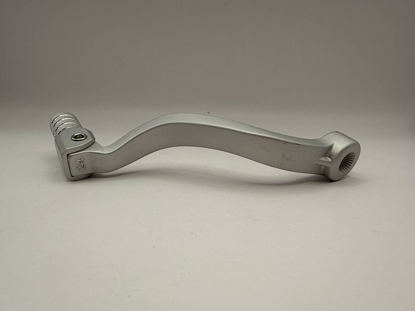 Gear Lever Alloy Silver KTM 125-200 EXC Models 01-16, 250 EXC 01-03, 125 SX 98-15, 200 SX 03-04, 250 SX-F 13-15, 350 SX-F 11-15, 450 SX-F 07-12, Husqvarna TC125 14-16, FC250-350 14-15, Husaberg TE125 12-14