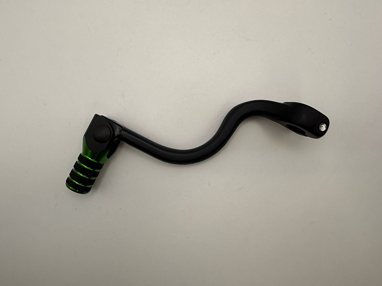Gear Lever Alloy Black with Green Tip Kawasaki KX125 94-05
