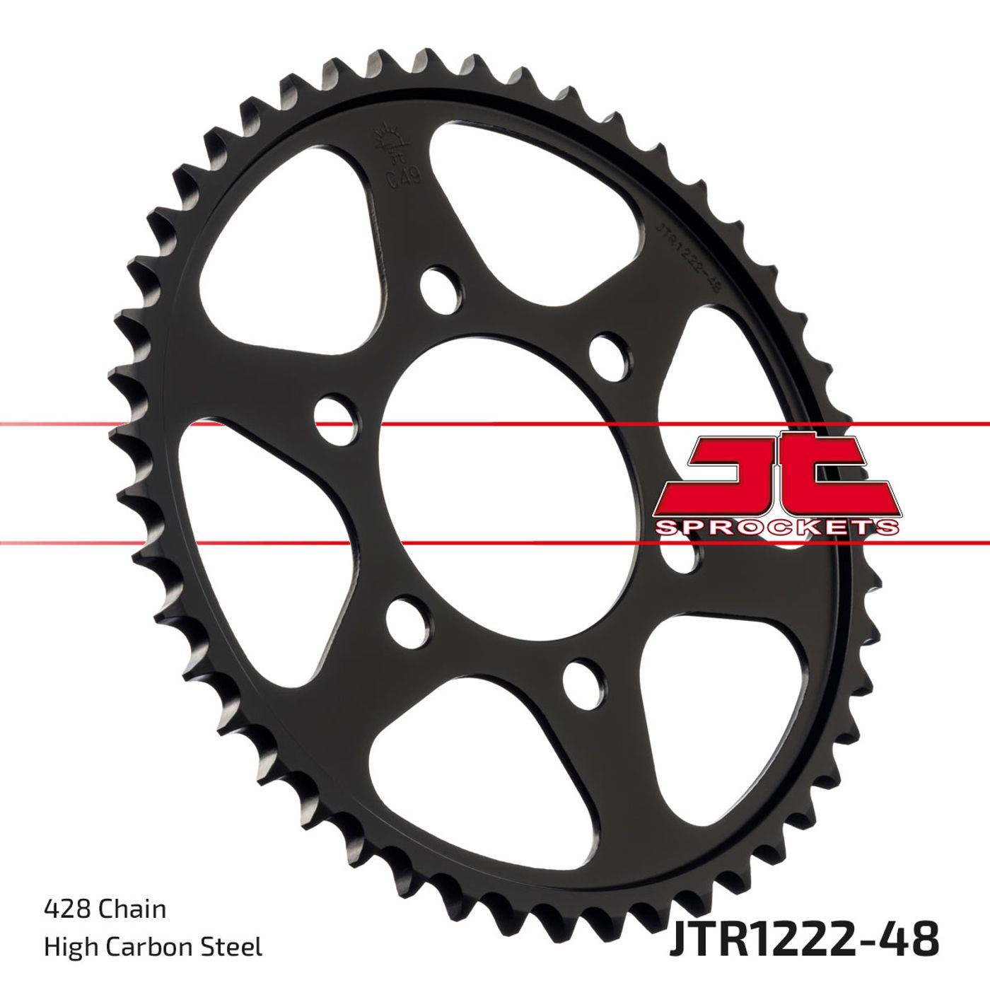REAR SPROCKET 48 TOOTH PITCH 428 1222-48