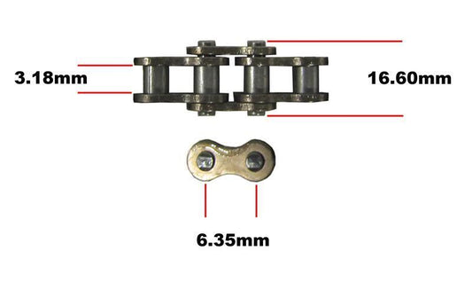 Cam Chain DID/ID 25H x 82