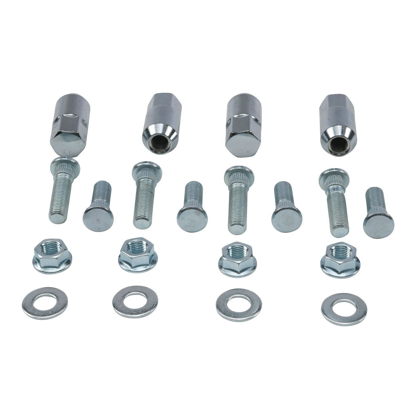 Wheel Stud and Nut Kit Front Polaris Ranger 4x4 700 2008, Sportsman 500 EFI 06-08, Sportsman 500 X2 2007, Sportsman 800 EFI 2005, Sportsman 800 EFI 2007, Sportsman X2 800 EFI 2008, Wheel Stud and Nut Kit Rear Polaris Ranger 4x4 700 2008, Sportsma