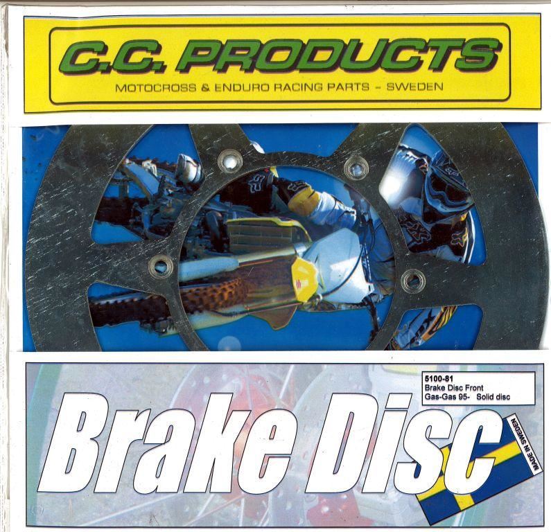 DISC BRAKE FRONT GASGAS SOLID CROSS-CENTER PRODUCT 5100-81