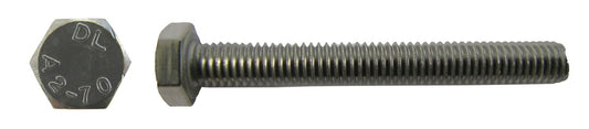 Bolts Hexagon Stainless Steel M6 x 16mm x 1.00mm Pitch