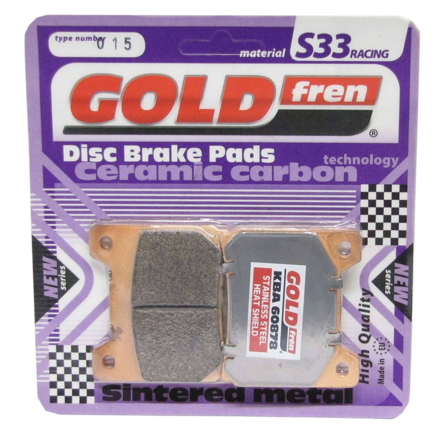 Goldfren Brake Pads S33-015, VD326, FA88, FDB337/R, SBS555