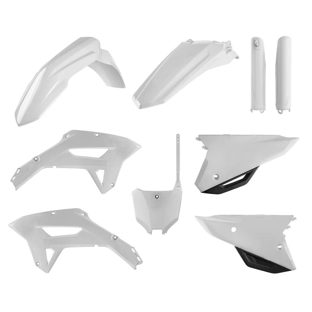 POLISPORT PLASTIC KIT + FORK GUARDS HONDA CRF250RX 22-24, CRF450RX 21-24, WHITE
