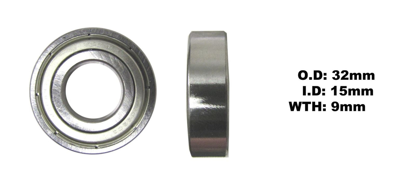 Bearing Koyo 6002ZZ(I.D 15mm x O.D 32mm x W 9mm)