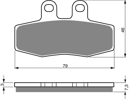 Goldfren Brake Pads AD010, VD152, FA113, FA256, FDB438