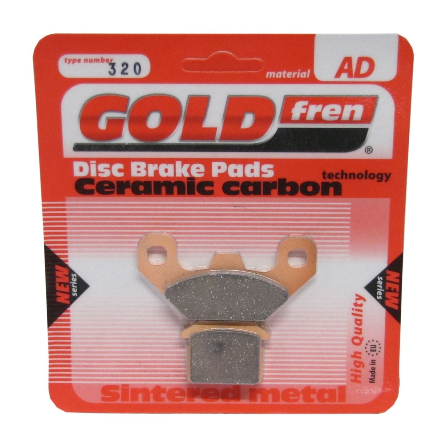 Goldfren Brake Pads AD320, FA480 Chinese Caliper smaller version of FA67