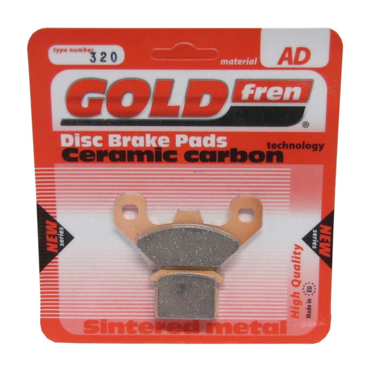 Goldfren Brake Pads AD320, FA480 Chinese Caliper smaller version of FA67