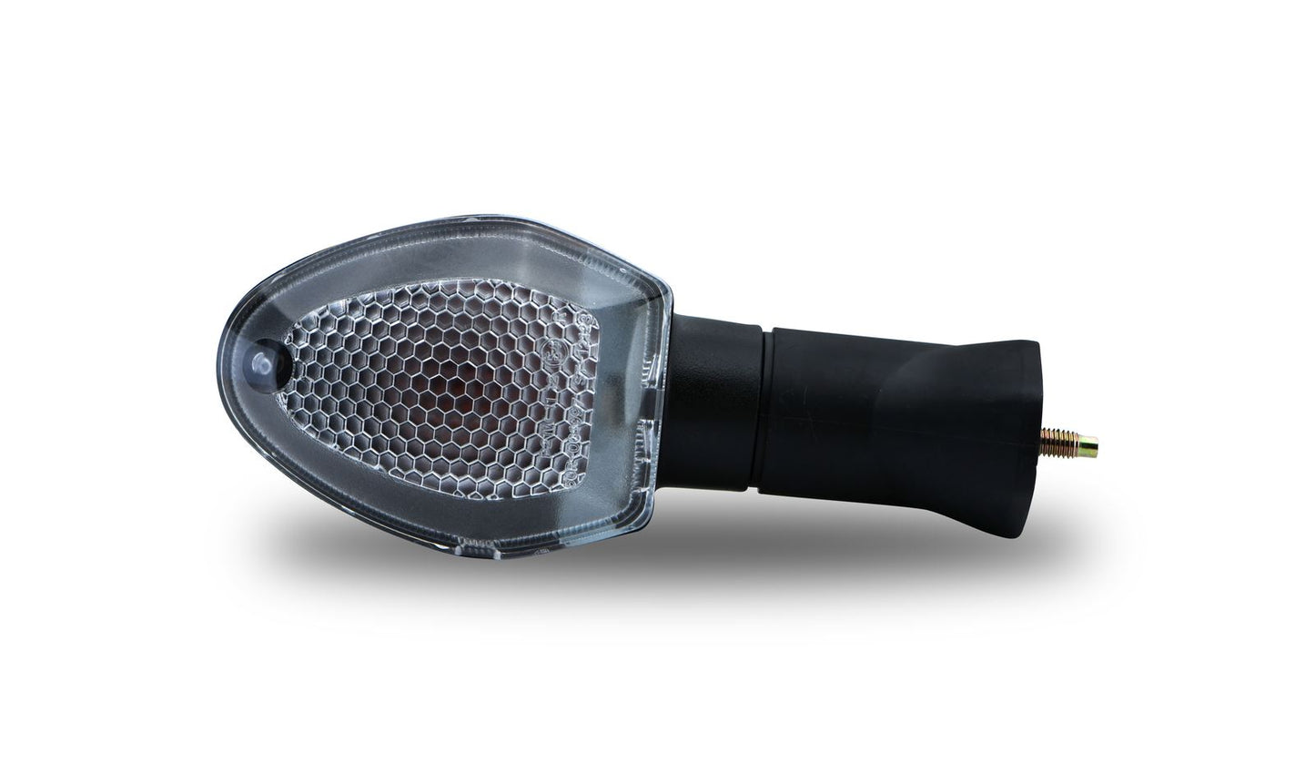 Indicator Suzuki DL650 2017-2025, DL1000 2014-2019, GSX-S1000 2015-2018, DL1050 2020-2022, GSX1250F 2014-2016 Front Right (Clear Lens) Wire Length 8.5cm with connector OE Ref. 35601-08JA0