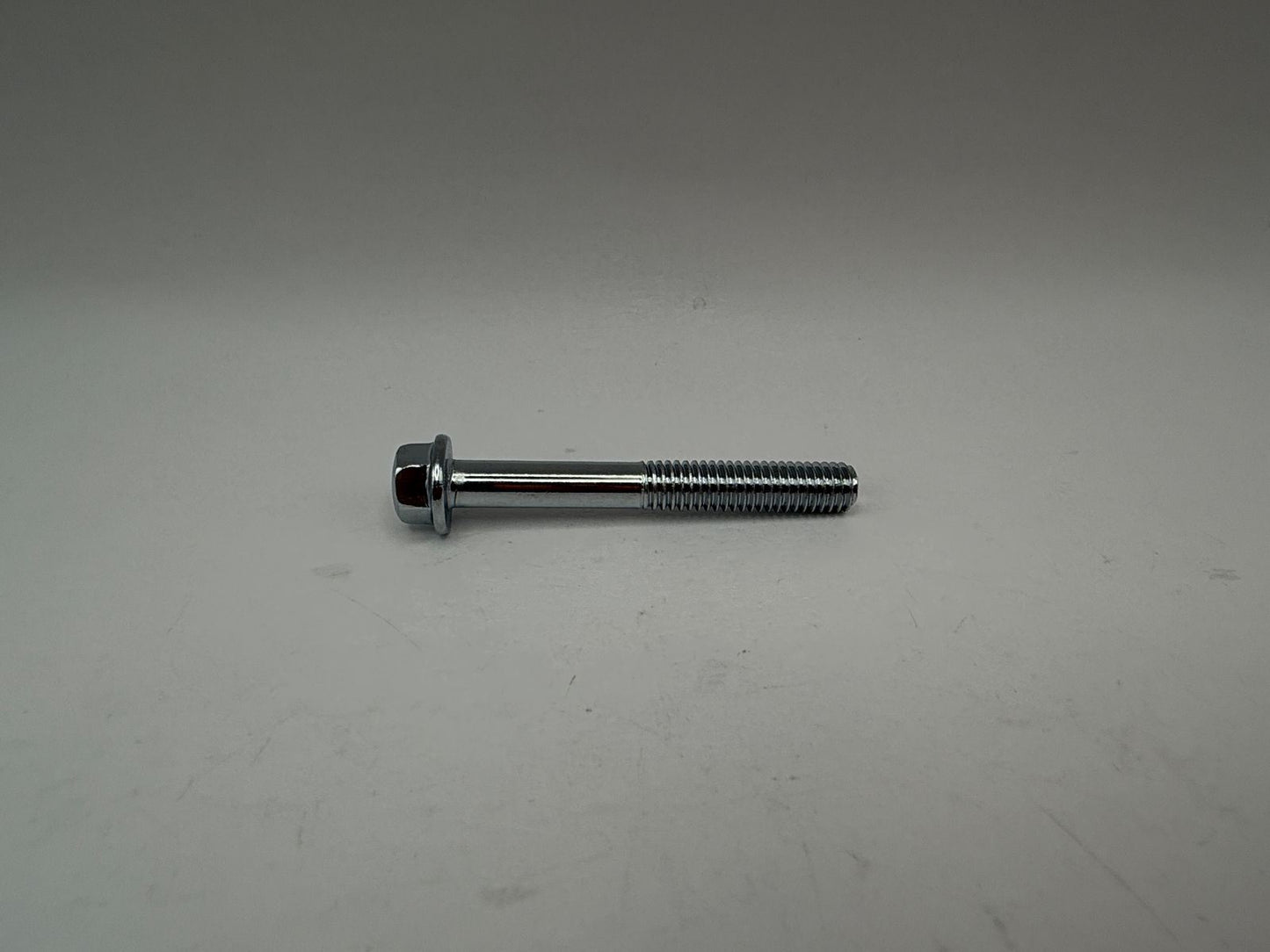 Bolts Flanged Chrome Hexagon M6 x 45mm x 1.00mm Pitch (8mm Head)