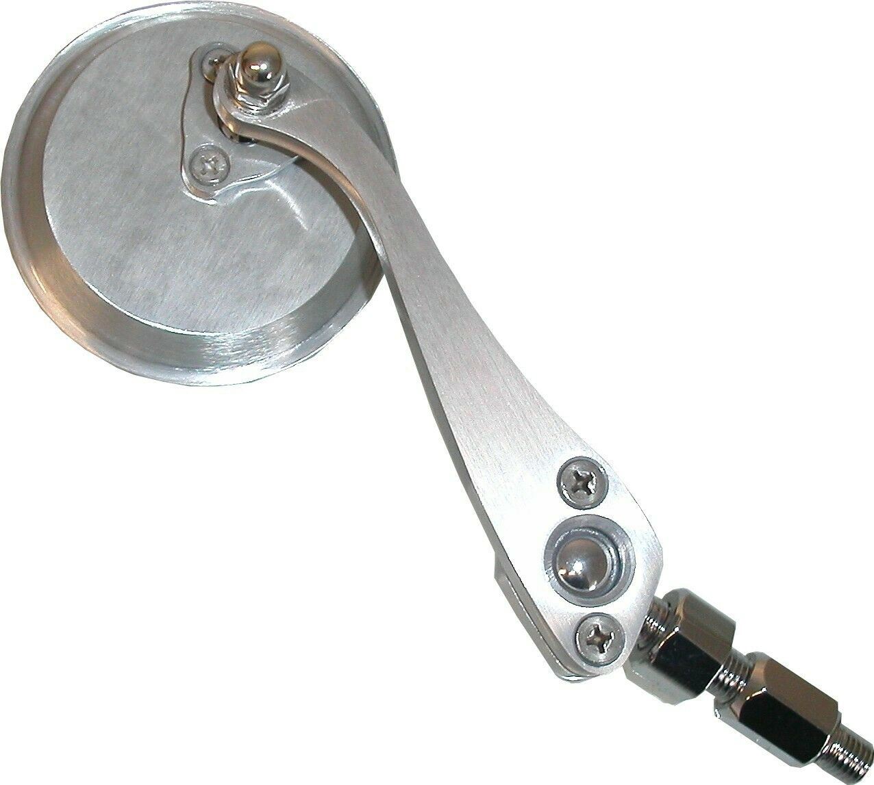 Mirrors 10mm Stainless Round Left Outlaw Design