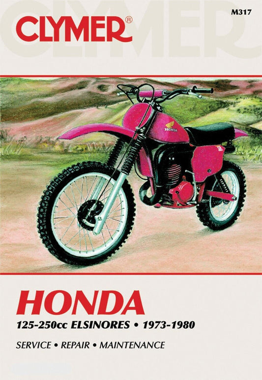 Clymer Manual For Honda 125-250cc Elsinores 73-80