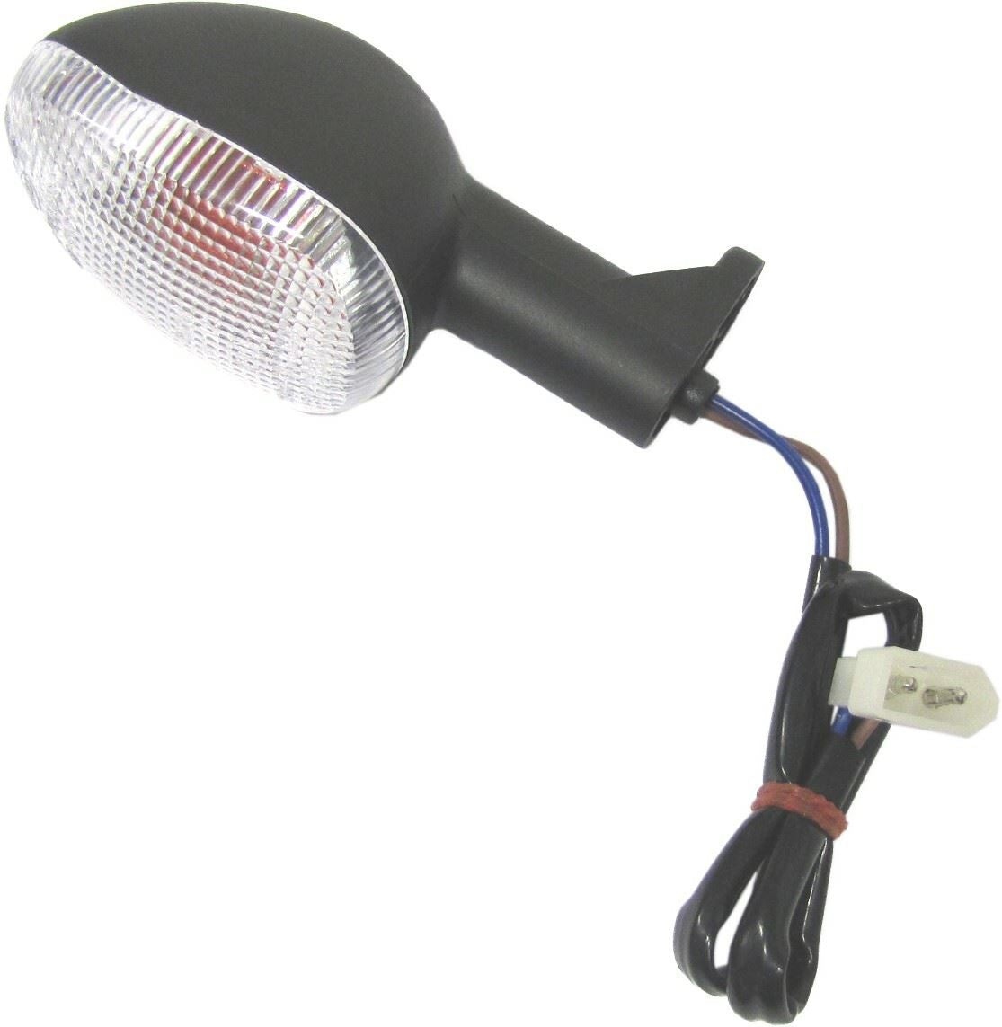 Indicator Aprilia RSV1000 Front Right & Rear Left (Amber & Clear) (Stem 35mm)