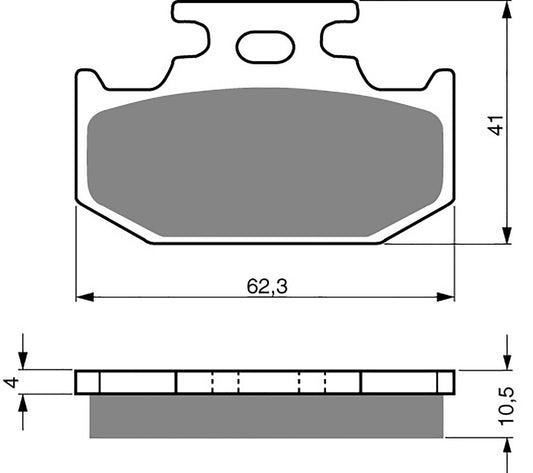 Goldfren Brake Pads AD100, VD432/2, FA152/2, SBS648