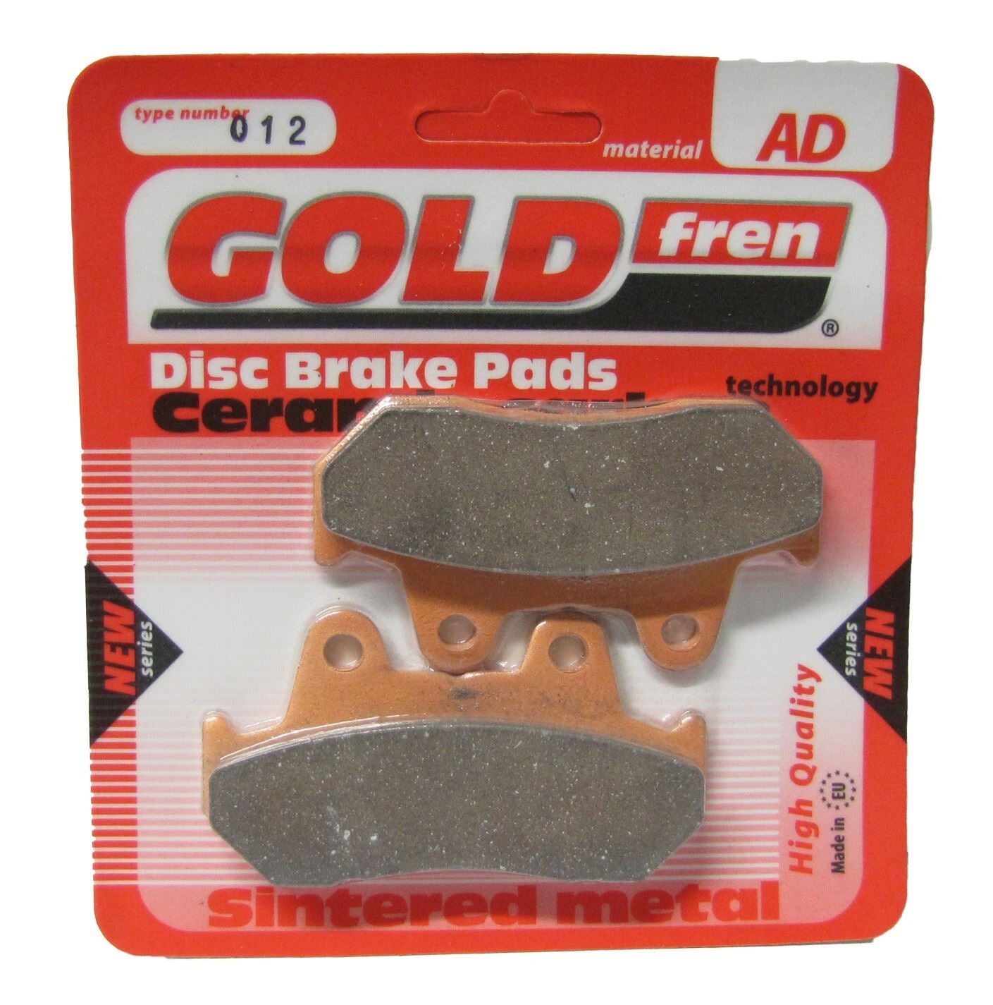 Goldfren Brake Pads AD012, VD123/3, VD123/4, FA69/3