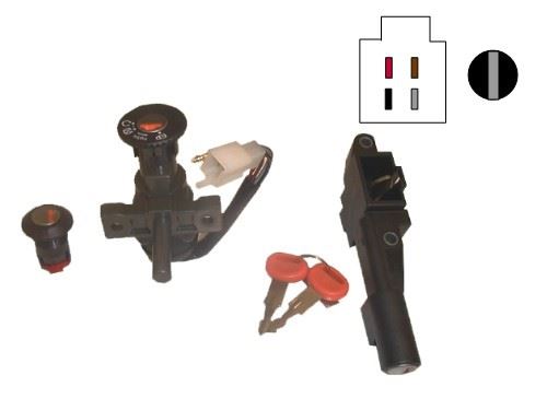 Ignition Switch Malaguti F12 5 Wires