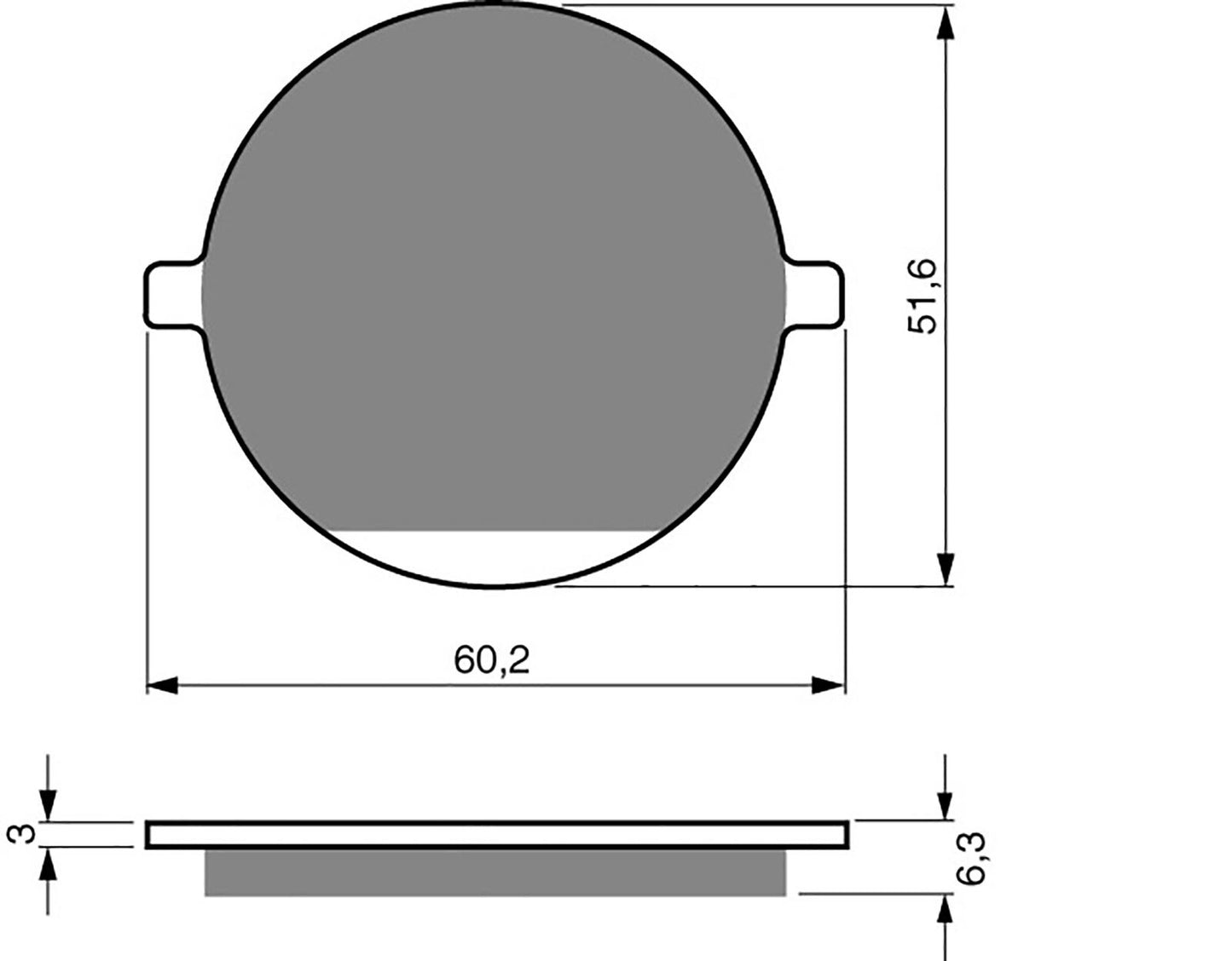Goldfren Brake Pads AD097, FA198, SBS699