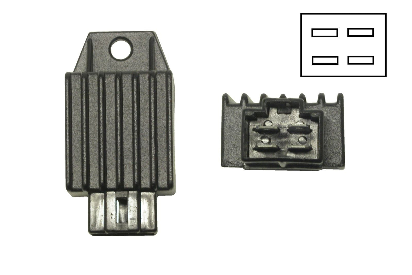 Rectifier Honda CG125 Brazil, C90 Cub 4 Pins Plug In