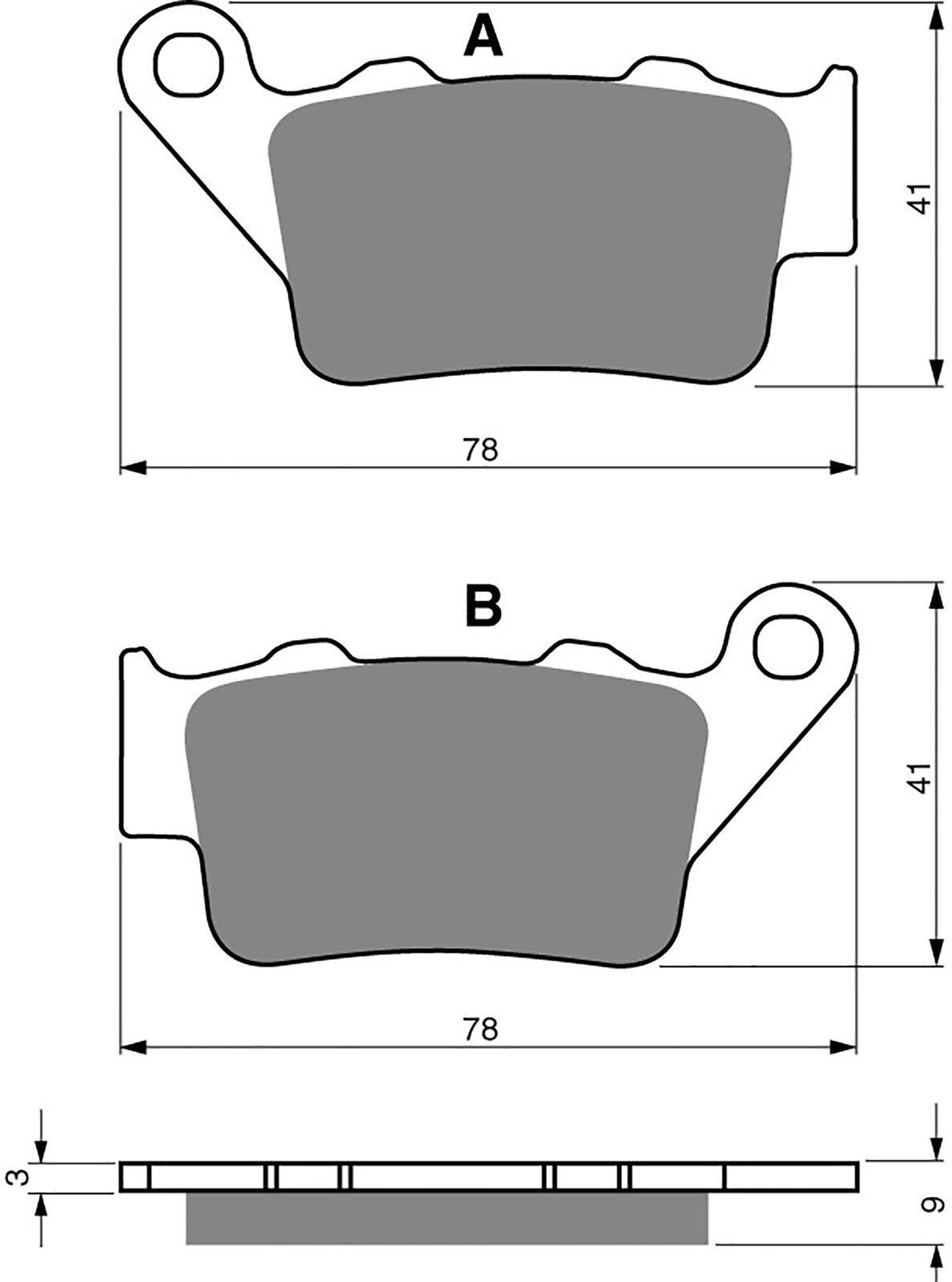Goldfren Brake Pads K5-023, VD953, FA208, FA213, FDB2019