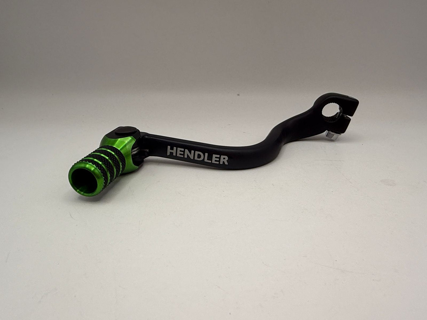 Gear Lever Alloy Black with Green Tip Kawasaki KX125 94-02, KX250 94-08