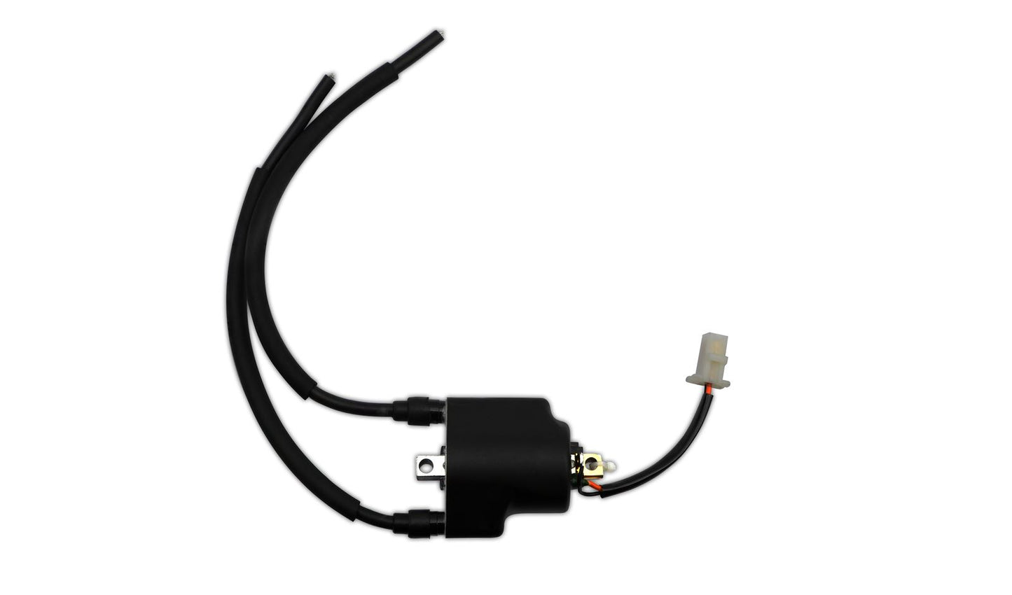 Ignition Coil 12v CDI Twin Lead 2 Wires Yamaha RD250/350LC (80mm Centres) P:0.3 Ohms S:3.5 KOhms
