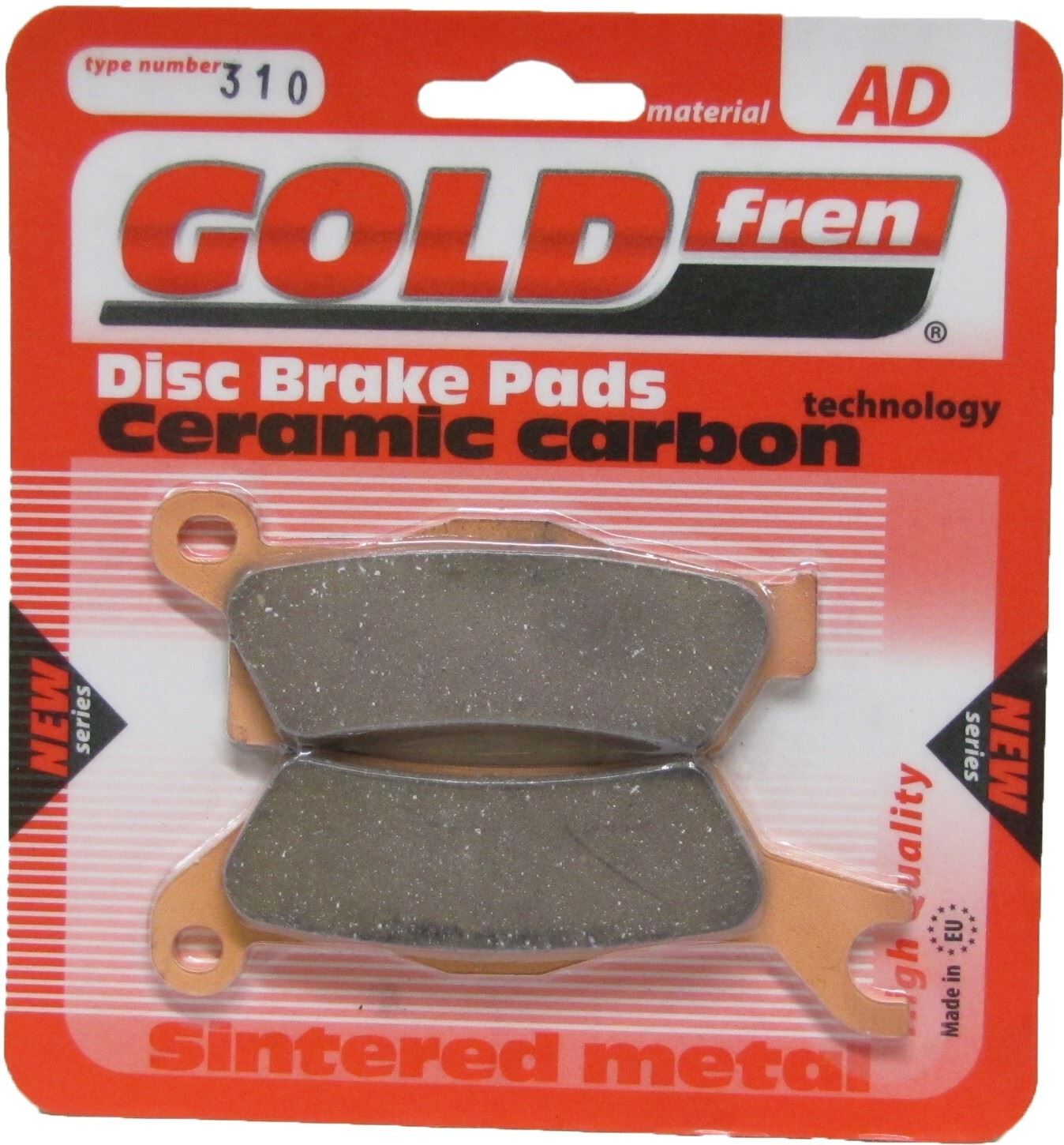 Goldfren Brake Pads AD310, FA617 as fitted to Can Ams