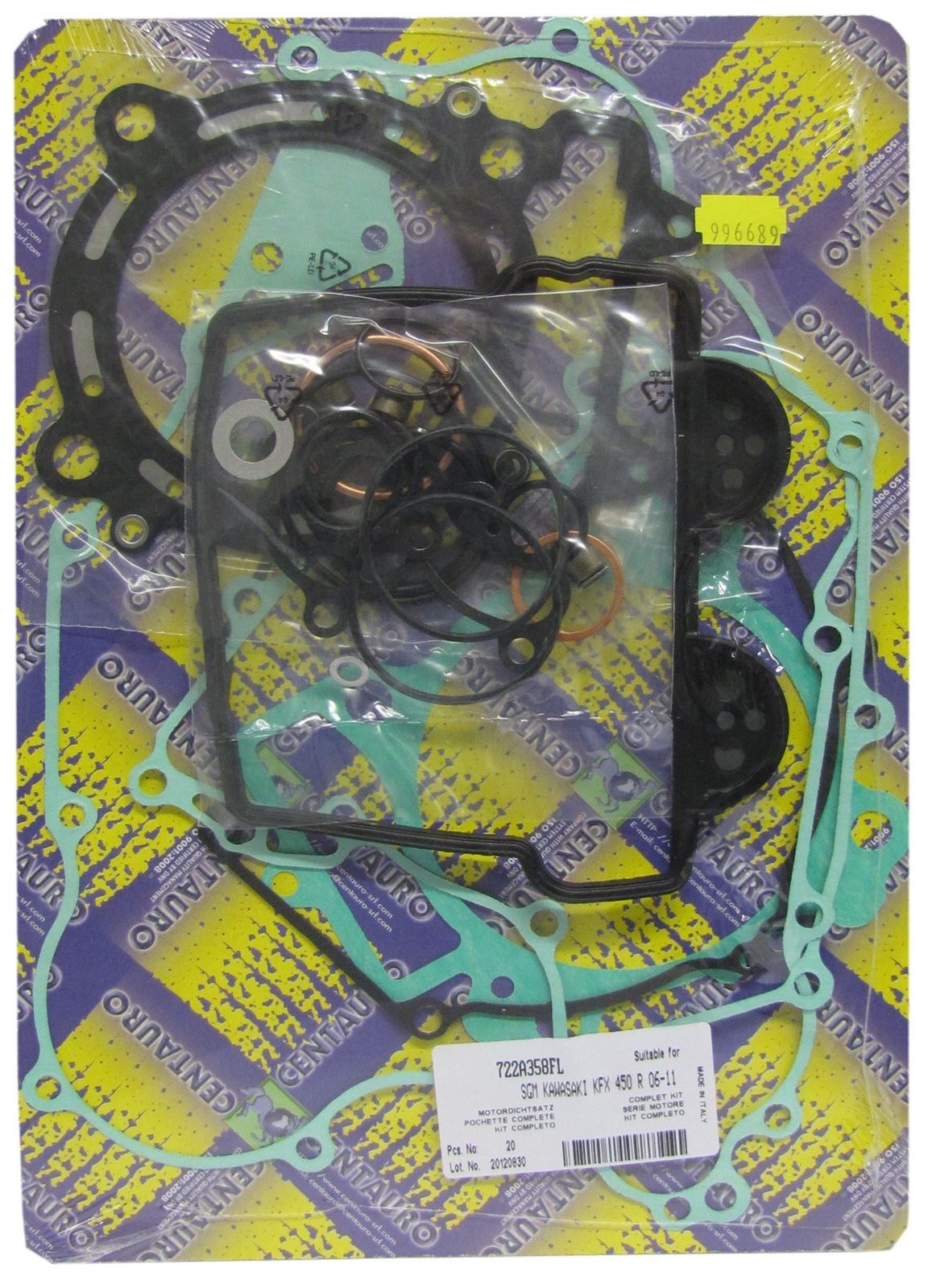 Centauro Full Gasket Set Kawasaki KFX450R Quad (KSF450BBF) 2008-2011