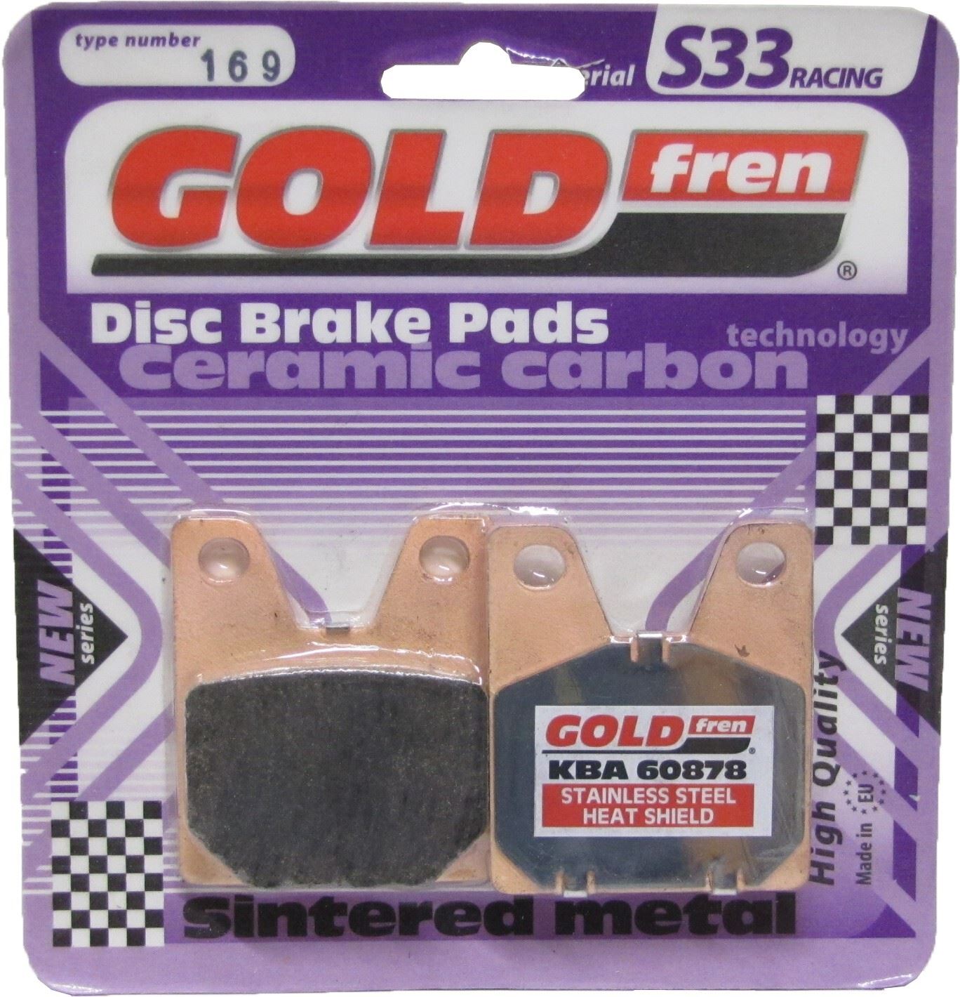 Goldfren Brake Pads S33-169, FA267, SBS733