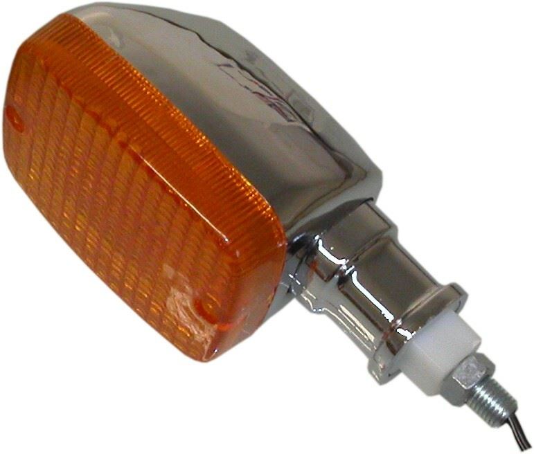 Indicator Suzuki GSX850,1100G Chrome Short (Amber) (Stem 34mm & 10mm Thread)