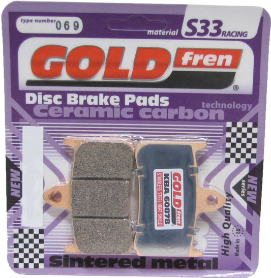 Goldfren Brake Pads S33-069, VD154, FA187, FA144, FDB858