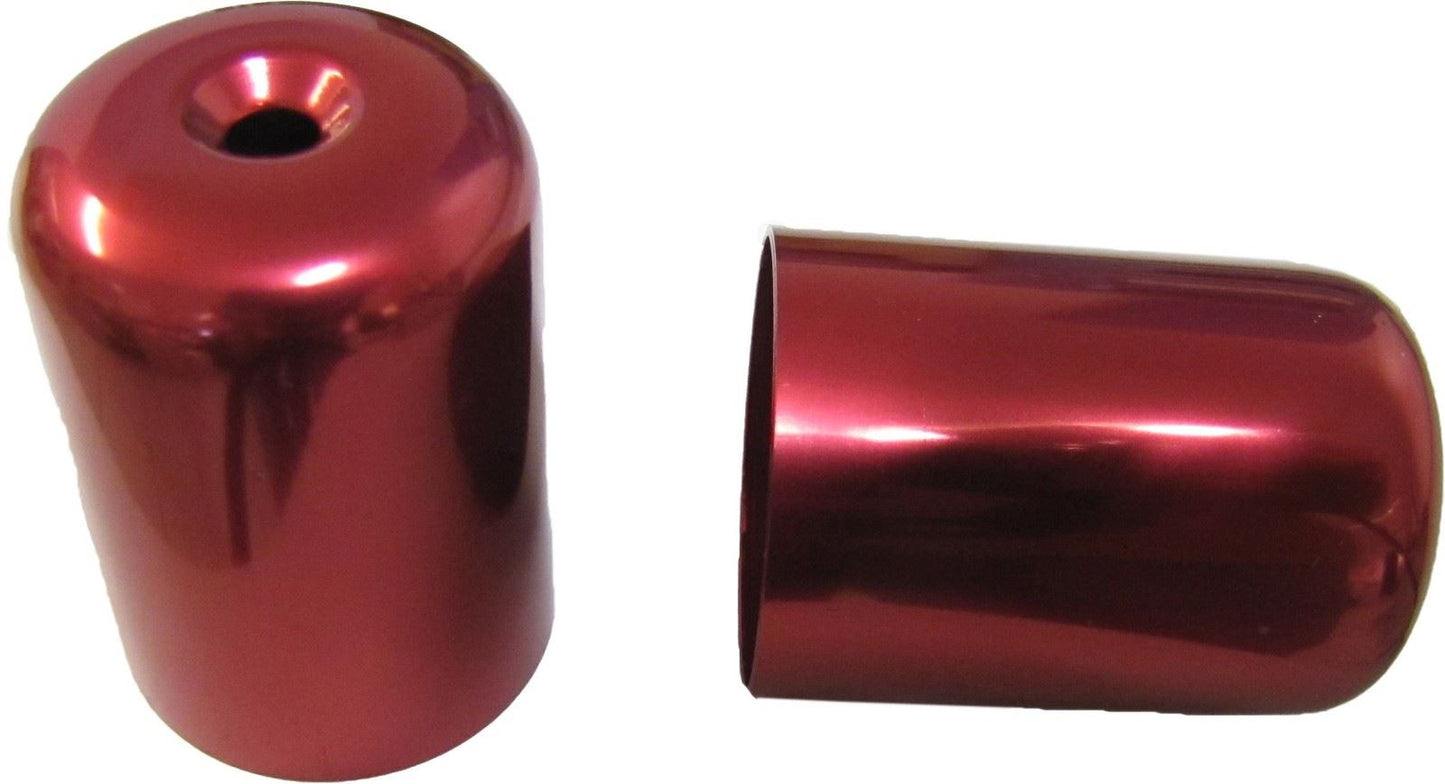 Handlebar Bar End Cover Red For Suzuki TL1000S (Pair)